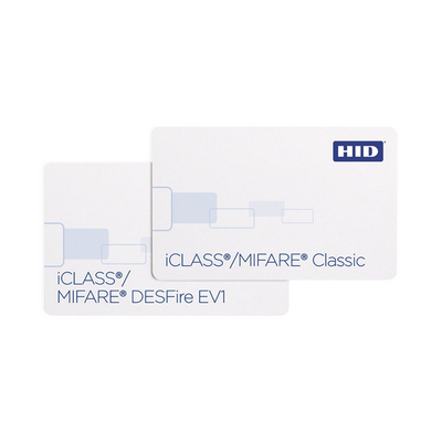 Tarjeta DUAL iClass + Mifare/ PVC Compuesto/ Garantía de por Vida 