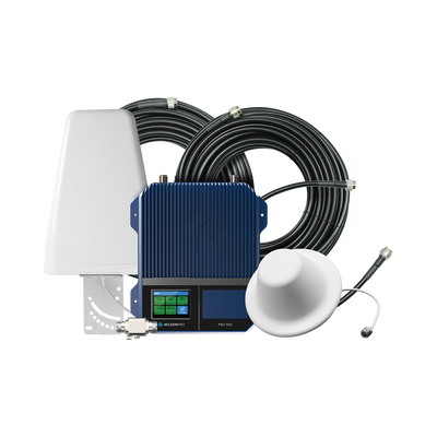 KIT de Amplificador de Señal Celular, PRO 1100 (50 Ohm) | Mejora la Señal Celular de todos los Operadores | Cubre áreas de hasta 3251 metros cuadrados
