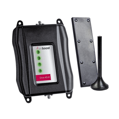 Kit amplificador de señal celular cuatribanda para vehículo, para 4G LTE, 3G, 2G y Nextel Evolution, multiusuario. Amplifica las bandas de frecuencia de 850MHz, 1900MHz, 1700/2100MHz y 700MHz, con una ganancia máxima de 50dB.