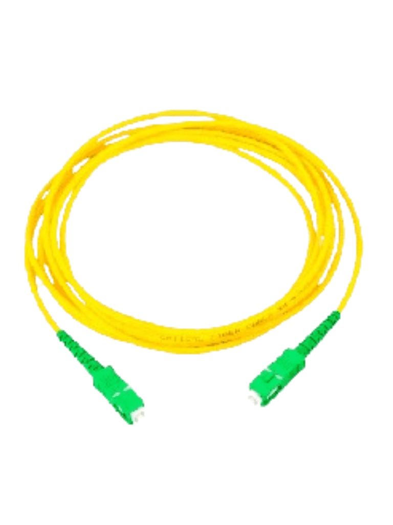 TCE  - LMN-FO-SCA-SCA-02 - Jumper SC-SC Monomodo / APC / Simplex 2 mm / 2 metros / Amarillo #FO