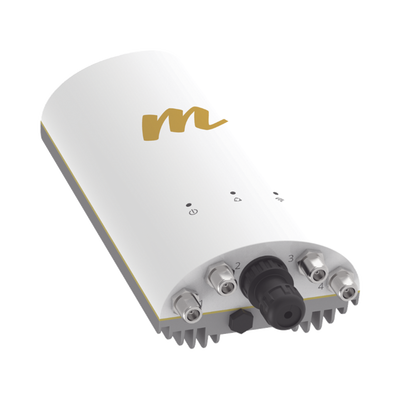 Punto de Acceso de 1.5 Gbps / MU-MIMO 4x4 / 4.9-6.4 GHz / 4 Conectores N-hembra / Hasta 100 clientes concurrentes / Incluye POE y cable de alimentación / Soporta monitoreo en la nube  