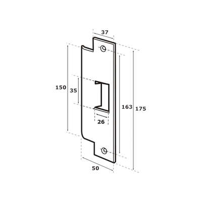 Contra para Cerradura Abloy (ABLEL410)