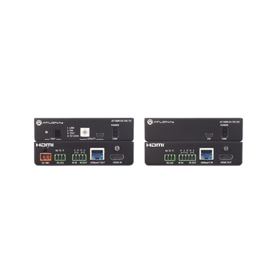 4K HDR HDMI sobre HDBaseT TX/RX con control y PoE