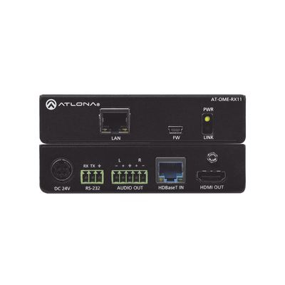 Receptor HDBaseT para HDMI con Audio