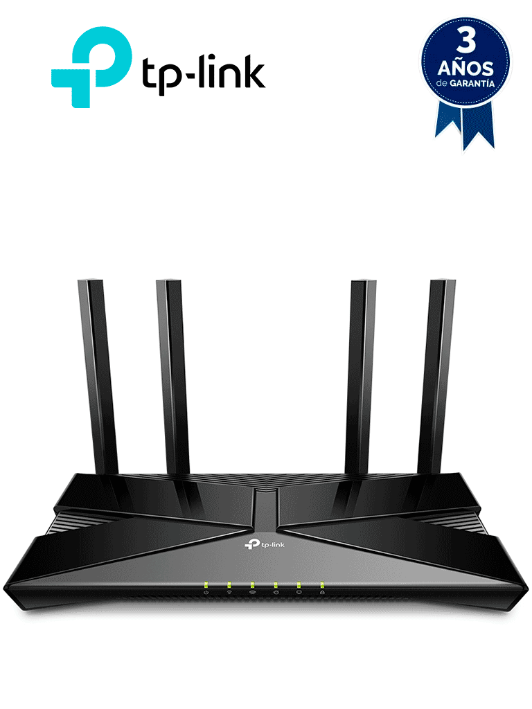 TP-LINK Archer AX10 - Ruteador WiFi 6 AX 1500 Mbps con 1 puerto WAN RJ45 Gigabit Ethernet, 4 puertos LAN RJ45 Gigabit Ethernet, tecnologías MU-MIMO 2X2 y OFDMA, además 4 antenas con Beamforming. #DL79 #MCI2