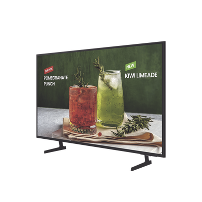 Television para negocios de 85" Resolucion UHD 4K (3840x2160p) / Tizen / Entradas de Video HDMI / Bocinas Integradas / WIFI 5 / eARC.
