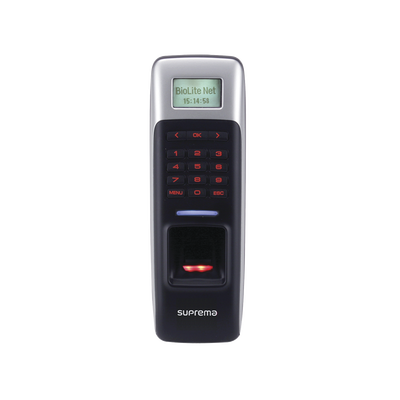 BioLite Net Lector de Huella con Teclado y PROX 125KHz EM/ Protección IP65 / Uso con BioStar 2