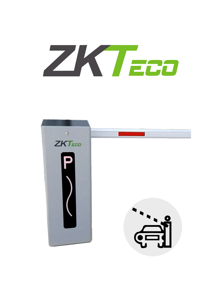 ZKTECO CMP200 - Barrera Vehicular de doble dirección Izq o Der/ Brazo Telescópico de 2.6 hasta 4.5 metros / 3 Seg. / Gabinete con Luz Led Indicador de estado / Sistema Inteligente anti-impacto/ Incluye 2 controles remotos #HD8