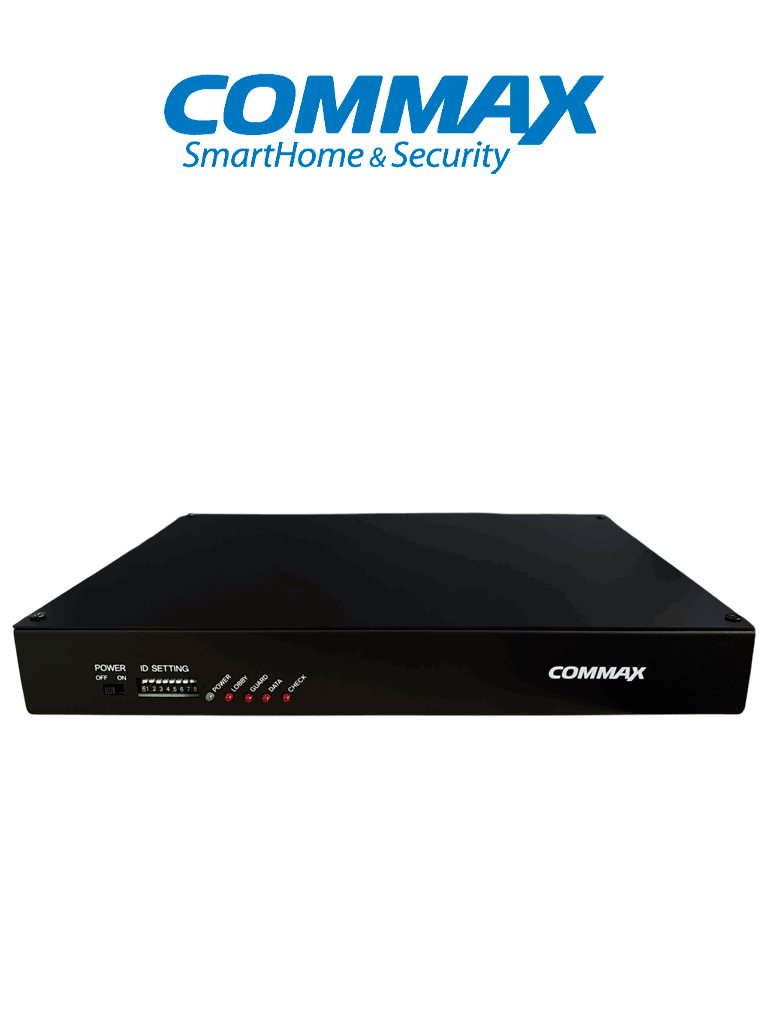 COMMAX CCU216AGF - Distribuidor para panel de audio DR2AG para interconectar hasta16 Intercomunicadores AP2SAG por 2 hilos / Sistema departamental #Audiogate