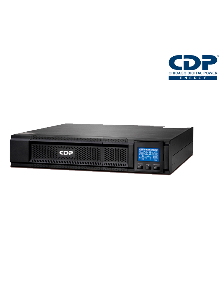 CDP  UPO11-3RT  UPS online / 3000VA / 2700W / Onda senoidal pura /  Rackeable / Pantalla LCD / 8 Terminales de salida NEMA 5-15R / Requiere clavija o adaptador NEMA 5-30R#2025CDP 