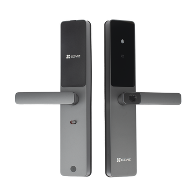Cerradura Inteligente / Cerrojo Tipo Americano / Wi-Fi / Bluetooth  /  Códigos Temporales Para Visitantes / Lectura de Huella / Lectura de Tag / Contraseña /  Botón para Timbrar / Apertura remota /  No Requiere Hub 