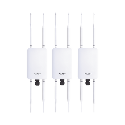 Kit 3 Puntos de Acceso CX-200, Wave2, Dual Band, Antenas Omnidireccionales 5 dBi