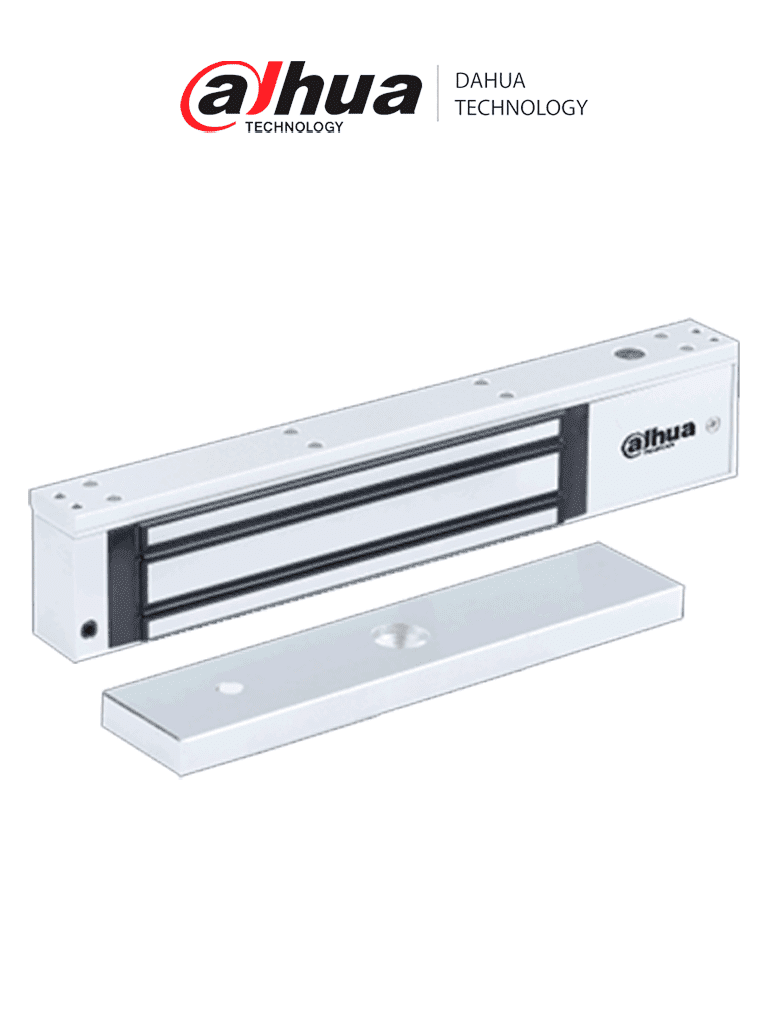 DAHUA ASF500A - Cerradura Magnética de 500 KG/ Uso Rudo/ Uso Interior/ Carcasa de aluminio con material de aleación de alta resistencia/ Voltaje Dual de 12 o 24 VDC/ #LoNuevo #CONGACC