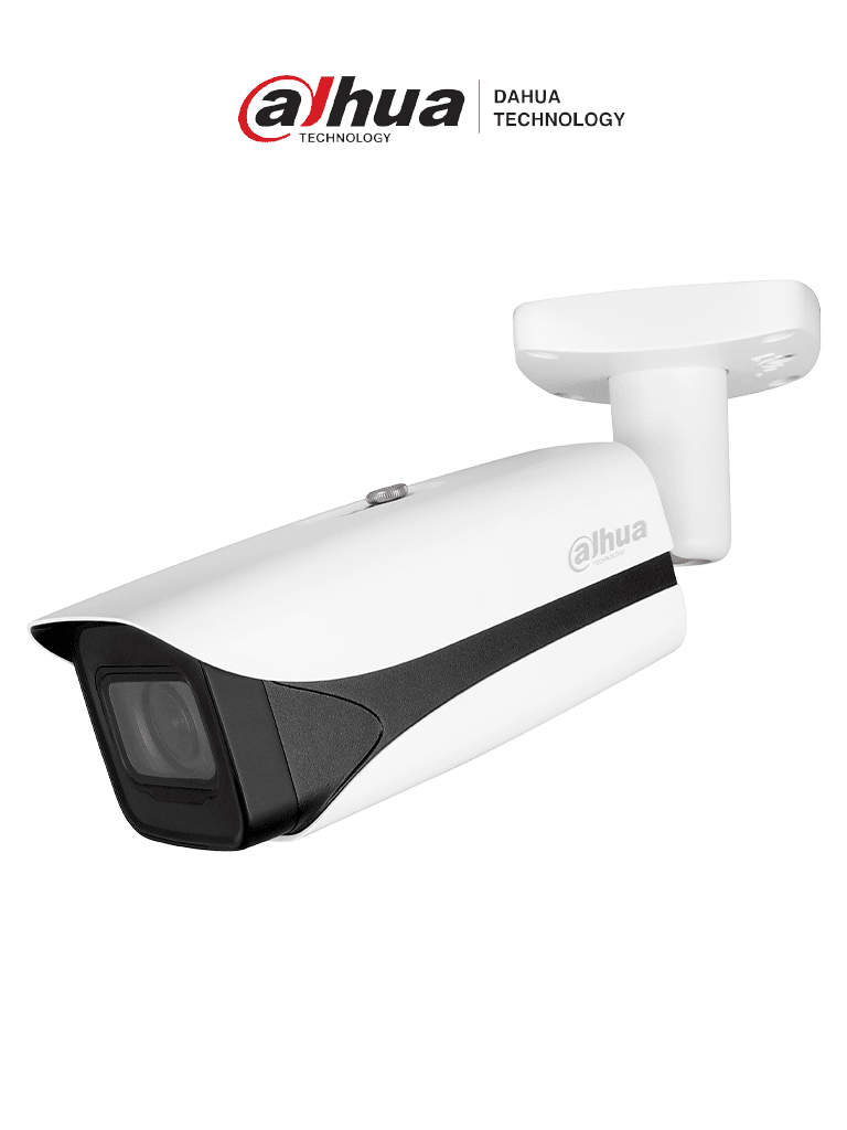 DAHUA IPC-HFW5241E-Z12E -Cámara IP Bullet 2MP con WizMindS y lente motorizado de 5-60 mm Alcance IR 150m, IA avanzada, mejora de imagen, micrófono integrado, metadatos, detección facial, conteo de personas, E/S de alarmas y audio, ePoE, IP67 e IK10 #MCI2