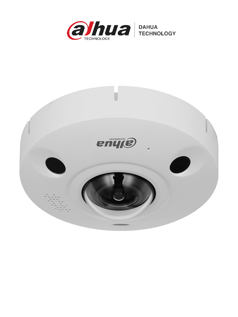 DAHUA IPC-EBW81242N-S2 - Cámara IP Fisheye Resolución de 12 MP/ Lente 1.85mm/ ∢ 360/ IR 10 mts/ IA WizMind/ Conteo de Personas/ Cantidad de Personas en Áreas/ Mapa de Calor/ PoE/ DWDR/ H.265/ IP67/ IK10/ E&S Alarma/ E&S Audio/ #FAB  