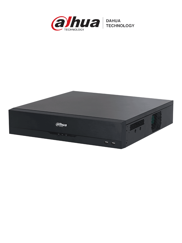 DAHUA DHI-NVR5864-16P-EI - NVR de 64 canales IP 4K con tecnología Acupick de 16 puertos PoE, RAID 0/1/5/6/10, 384 Mbps. IA avanzada: detección y reconocimiento de rostros, protección perimetral, SMD Plus en 8 canales. 