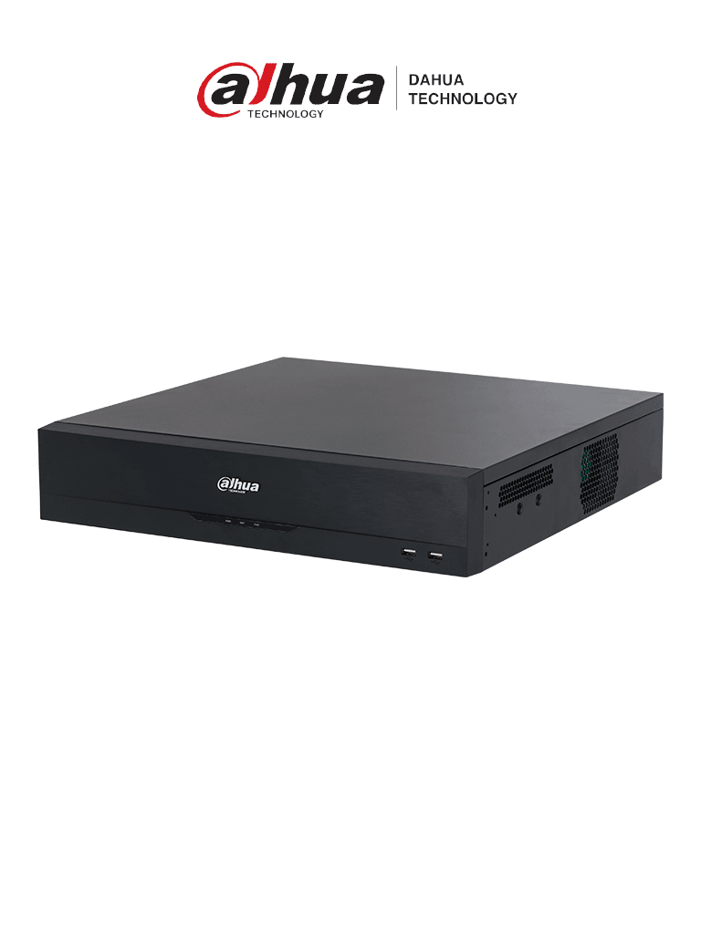 DAHUA DHI-NVR5864-EI - NVR 64 Canales IP 4K, WizSense, 2U, 8 Bahías HDD, H.265+, Hasta 384 Mbps, 2 Canales de Reconocimiento Facial, SMD Plus, AcuPick, Metadatos, Soporte para Cámaras con IA, ANPR y Conteo de Personas. 