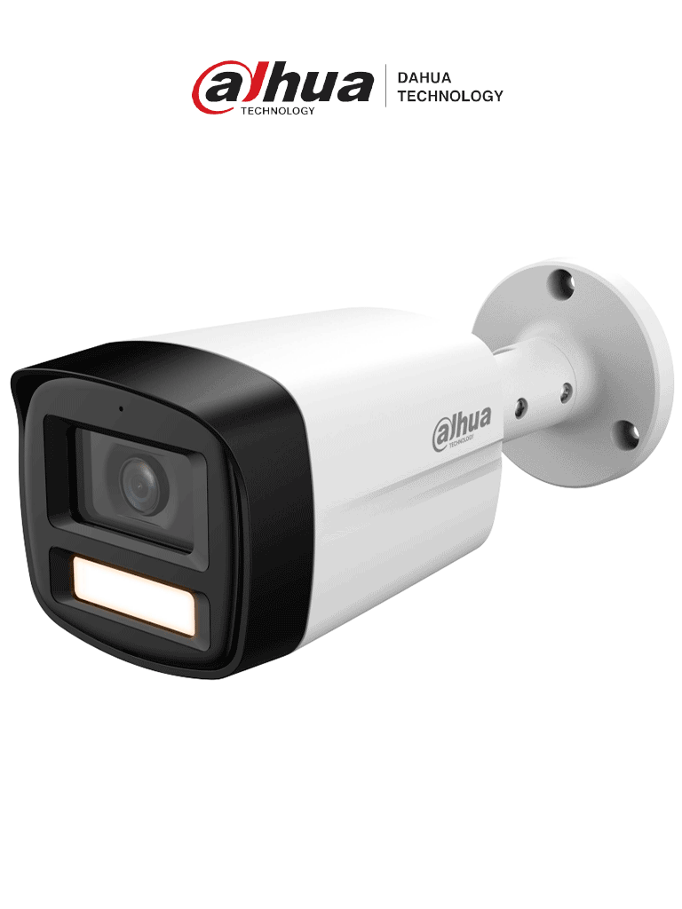 DAHUA DH-HAC-HFW1209TLMN-LED-0280B-S3 - Cámara Bullet de 2MP Full Color en 1080p con lente de 2.8mm, ángulo de 108° y alcance de iluminación de 40m, DWDR, IP67 compatible con CVI/CVBS/AHD/TVI. #M1