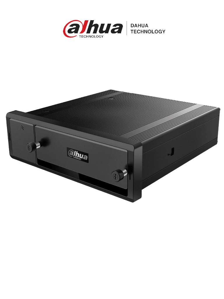 DAHUA DHI-MXVR4104-GFWI - DVR móvil de 4 canales HDCVI 1080p + 4 canales IP, H.265, GPS, 4G, P2P, WiFi, soporta 1 HDD de 2.5" y 1 tarjeta SD, compatible con HDCVI, AHD, TVI, CVBS, IP.