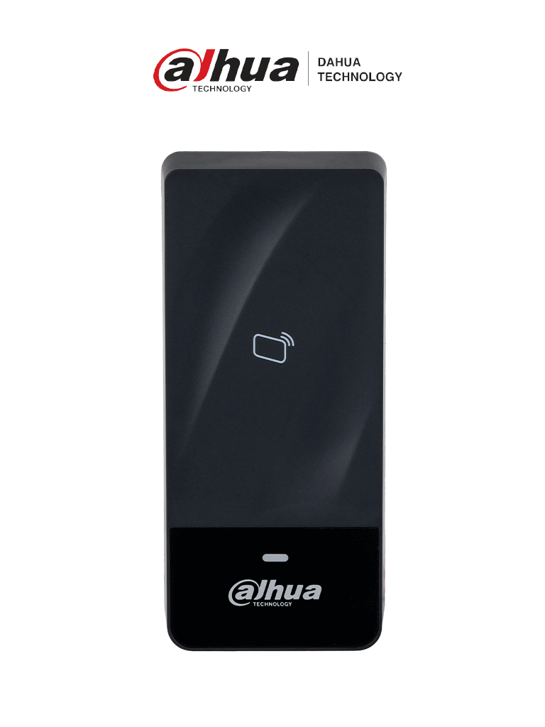 DAHUA ASR1200E - Lectora de tarjetas Mifare 13.56 MHz / Para exteriores / IP66 / Conexion Wiegand o RS485 / Indicador de luz y sonido #AccesoProfesional #ACCDA  
