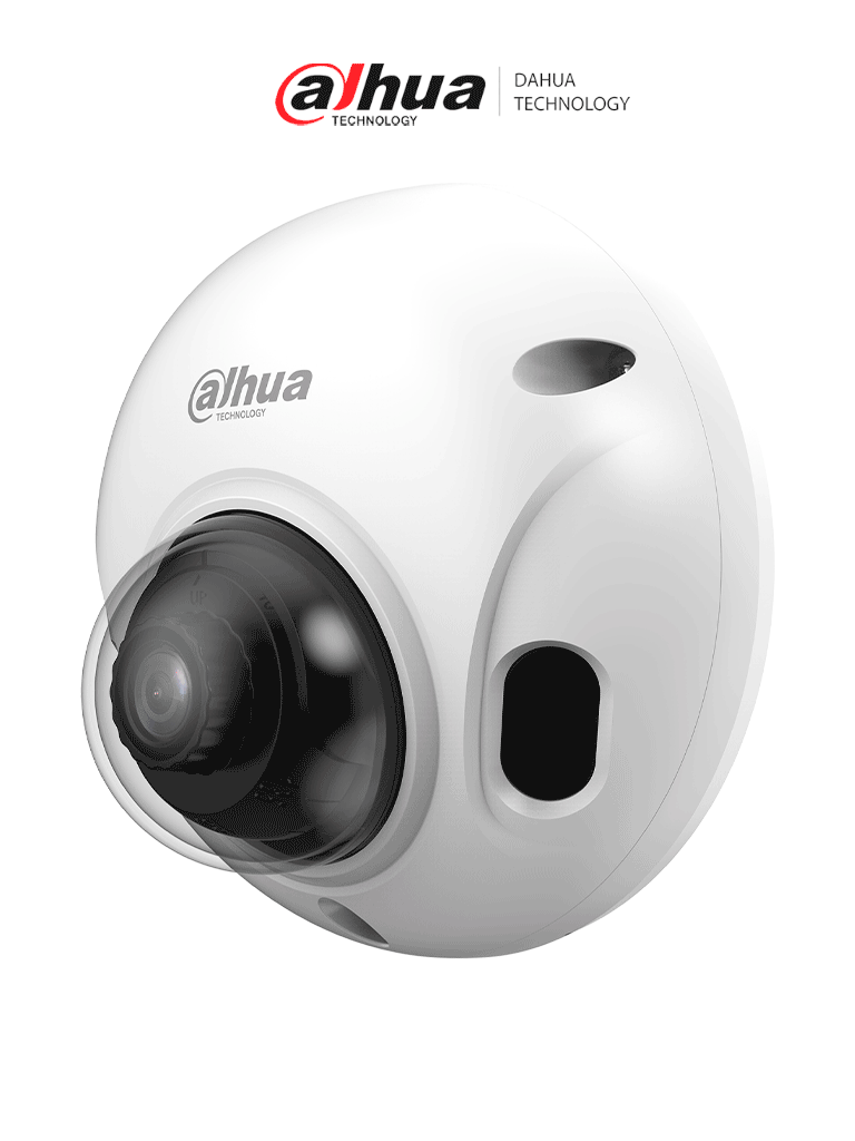 DAHUA DH-DAE-CPC5241FPN-0210B: Cámara IP Domo para NVR Movil de 2 Megapixeles, Lente de 2.1mm con 125° de Apertura, Especial para Conteo de Personas en Vehículos, 20 metros de IR, WDR Real de 120 dB, Antivandálica IK10/ IP67/ #CMO #MCI2