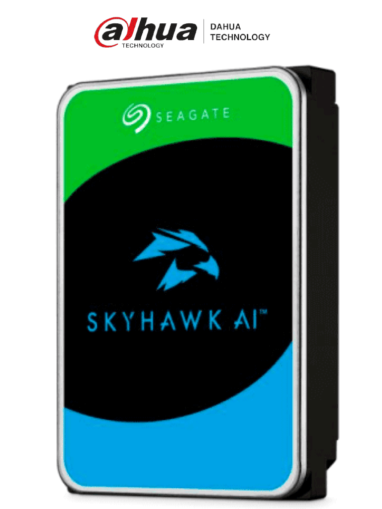 DAHUA ST10000VE000 Seagate Skyhawk AI ST10000VE000 - Disco duro (10 TB, interno de 3,5 pulgadas), SATA (SATA/600)/ SATA 6 Gb/s/ #IMD