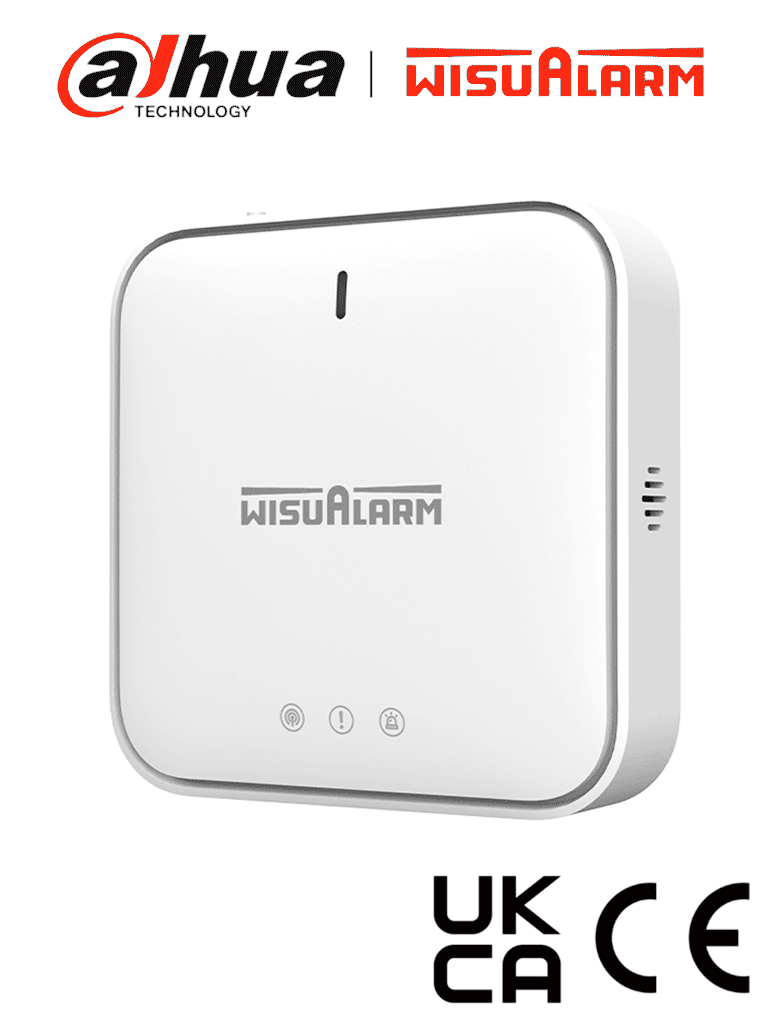 DAHUA WISUALARM DHI-HY-GW01A - Gateway Inalámbrico con comunicación dual Ethernet y WiFi, Cuenta con 4 indicadores LED, Centraliza hasta 24 dispositivos Wisulink para monitoreo a través de la nube, #LoNuevo #Wisualarm #V1 #MCI1