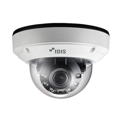  5MP IR DOME CAMERA /MOTORIZED LENS 2.7 - 13.5MM /  IDIS DEEP-LEARNING ANALYTICS (IDLA)