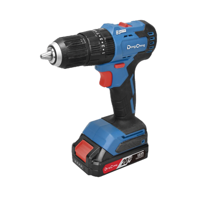 Rotomartillo / Taladro Inalámbrico de 20V sin Carbones, Broquero de 1/2", incluye 2 Baterías de 2.0 Ah, Cargador y Maletín