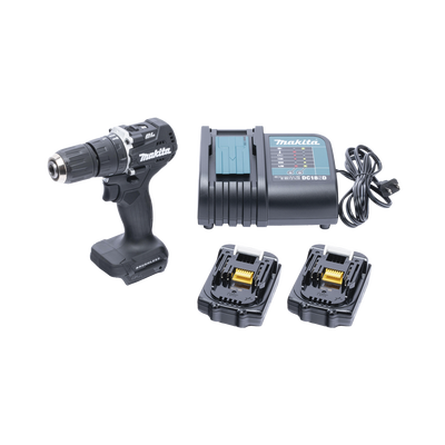 Rotomartillo/Taladro Inalámbrico SIN CARBONES, Broquero de 1/2", 1,700 RPM, 18VâŽ“, Torque: 40 N.m C/2 Bat. (1.5Ah) y Cargador.