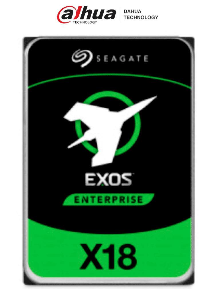 Seagate- Disco Duro para Servidor Seagate Exos X18 3.5''/ 16TB/ SATA III/ 6Gbit/s, 7200RPM/ 256MB Caché