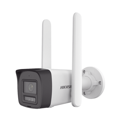 [Dual Light + 4G] Bala IP 4 Megapixel / Lente 2.8 mm / 30 mts IR + 30 mts Luz Blanca / Micrófono Integrado / ACUSENSE Lite / Exterior IP67 / H.265 / ONVIF / Micro SD