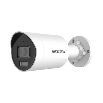 [Dual Light + ColorVu 3.0 + HikAI] Bala IP 6 Megapixel / Lente 2.8 mm / 40 mts IR + Luz Blanca / 2 Microfonos Integrados / Exterior IP67 / Estrobo Luz Blanca /  WDR 130 dB / ACUSENSE 3.0 / Metal / NEMA 4X / ACUSEARCH