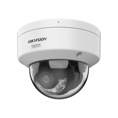 [Dual Light + ColorVu 3.0 + HikAI] Domo IP 6 Megapixel / Lente 2.8 mm / 30 mts IR + Luz Blanca / 2 Microfonos Integrados / Exterior IP67 / WDR 130 dB / ACUSENSE 3.0 / Metal / NEMA 4X / ACUSEARCH