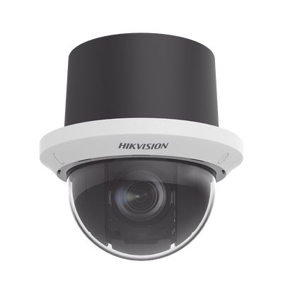 PTZ IP 8 Megapixel / 25X Zoom  / Uso en Plafon / IP54 / DARKFIGHTER / ACUSENSE (Evita Falsas Alarmas)  / WDR 120 dB / Audio y Alarmas I/O / HLC / EIS / PoE+ / Micro SD