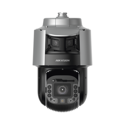 [TandemVu] Domo PTZ IP 4 Megapixel con Cámara Panoramica 180º de 6 Megapixel / 25X Zoom / 300 mts IR y 30 mts Luz Blanca / IP67 / IK10  / Autoseguimiento / Wiper / Deep learning / Entrada-Salida de Audio y Alarma / Ultra Baja Iluminació