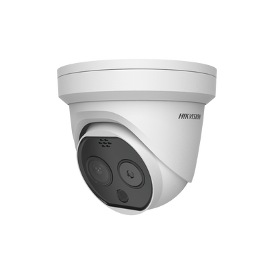 Turret IP Térmica de Alta Precisión INDUSTRIAL / Lente Dual /  Lente térmico 3 mm / ALTA  PRECISIÓN / Alto Flujo / Incluye Adaptador de Tripie / microSD