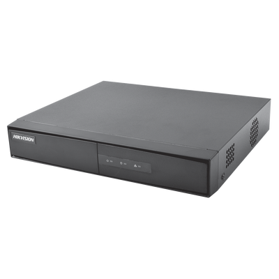 DVR 1080p Lite Pentahibrido / 4 Canales TURBOHD + 1 Canal IP  / 1 Bahía de Disco Duro / H.264+ / 1 Canal de Audio 