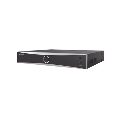 NVR 12 Megapíxel (4K)  / 16 Canales IP / 16 Puertos PoE+ /ACUSENSE / Evita Falsas Alarmas)  / ANPR / Conteo de Personas / Reconocimiento Facial  / 4 Bahías de Disco Duro / Soporta POS / Alarmas I/O
