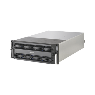 Servidor de Almacenamiento en Red / Soporta 24 Bahías de Disco Duro (Incluye 24 Discos de 10 TB) / Soporta 512 Canales / 4 Tarjetas de Red / Controlador Simple