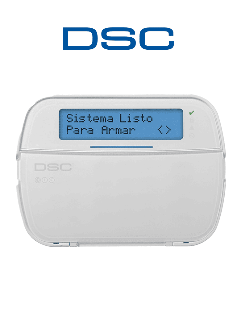 DSC HS2LCDN - Teclado Cableado LCD Alfanumérico de 32 caracteres admite 128 zonas compatible con NEO  