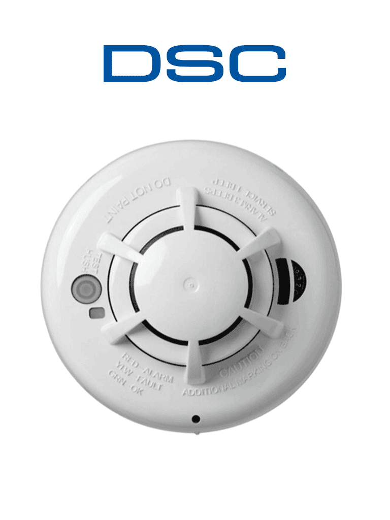 DSC PG9936 - Detector de humo y calor inalámbrico con tecnología Power G compatible con NEO, PRO, Qolsys e IoTga #PLANDEBENEFICIOS #LEÓN