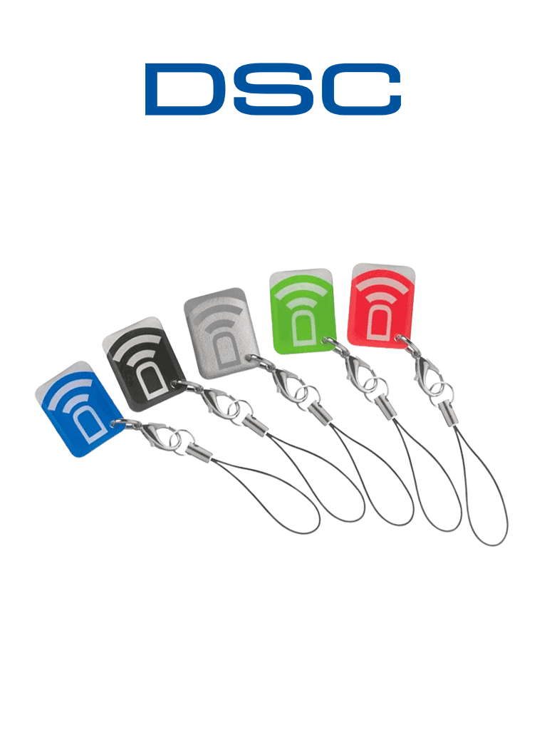 DSC MPT8PK - Mini Credencial de Proximidad Ocho colores diferentes  