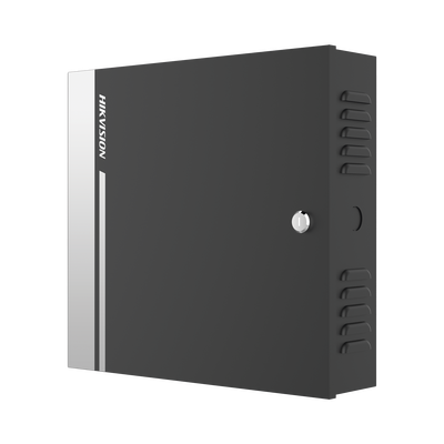 Controlador de Acceso para 1 Puerta y 2 Lectores Wiegand o RS485 / Incluye Gabinete y Fuente de Alimentación 12Vcc/8A / Soporta Batería de Respaldo /  Wiegand y RS-485 / 10,000 Tarjetas