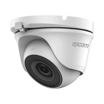 Turret TURBOHD 5 Megapíxel / 85° de Visión / Lente 2.8 mm / Exterior IP66 / IR EXIR 20 mts / TVI-AHD-CVI-CVBS / Metal 