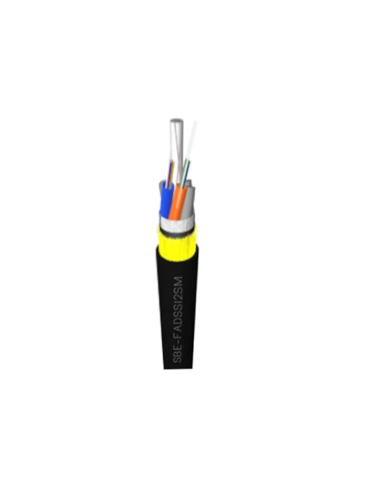SBETECH SBE-FOASU12SM60 - ASU Cable 12Cores, G652D-Span 60M,PE jacket, (4km/drum) OD6.6. Venta en múltiplos de 100 metros #MCI1