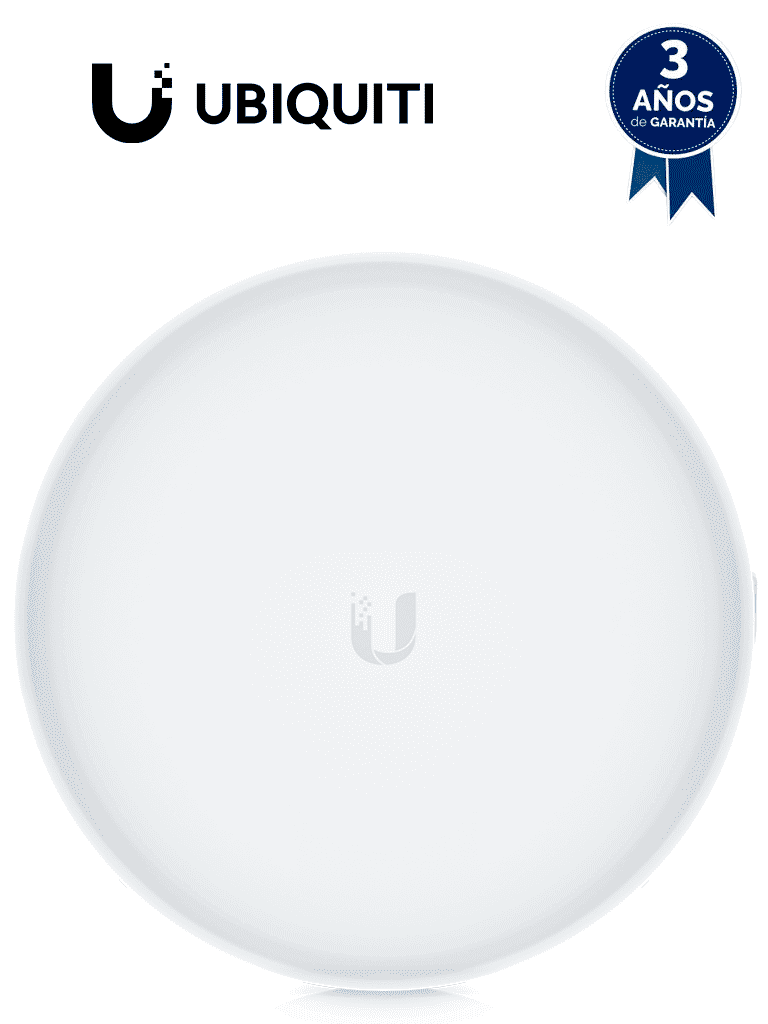 UBIQUITI GBE-PLUS -  Radio airMAX AC de alta capacidad, radio principal de 60 GHz y antena de 35 dBi, Rendimiento True Duplex Gigabit