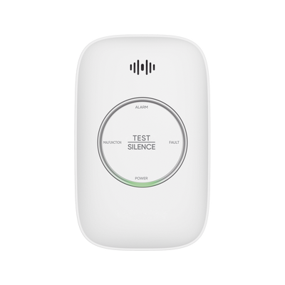 (HikFire)  Detector de Gas LP Propano C3H8 / Alarma Temprana / Salida para cierre de Válvula y/o  activación de Ventilador / Protección IP30 / Alarma de 70dB a 115dB a 1 metro de distancia