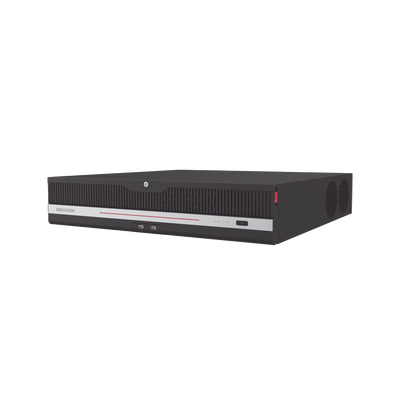  NVR 12 Megapixel (4K) / 32 Canales IP / 8 Bahías de Disco Duro / 2 Tarjetas de Red / Soporta RAID / HDMI en 4K / Soporta POS / Reconocimiento Facial / Bases de Datos / Hasta 100,000 Fotografías / AcuSearch