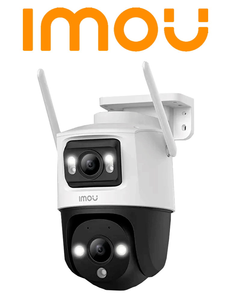 IMOU Cruiser Dual 6MP (IPC-S7XN-6M0WED) - Camara IP PT Wifi Dual de 6 Megapixeles/ Lente Fijo de 3 Megapixeles y Lente PT de 3 Megapixeles/ 30 Mts de Iluminación Nocturna/ Microfono y Altavoz Integrados/ Audio 2 Vías/ con IA/ #LoNuevo #CONGIMOU1